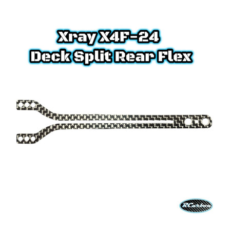 Xray X4F-24 Deck Split Rear Flex