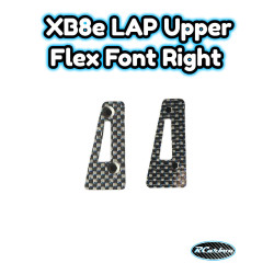 Xray XB8e LAP Upper Font Flex Right