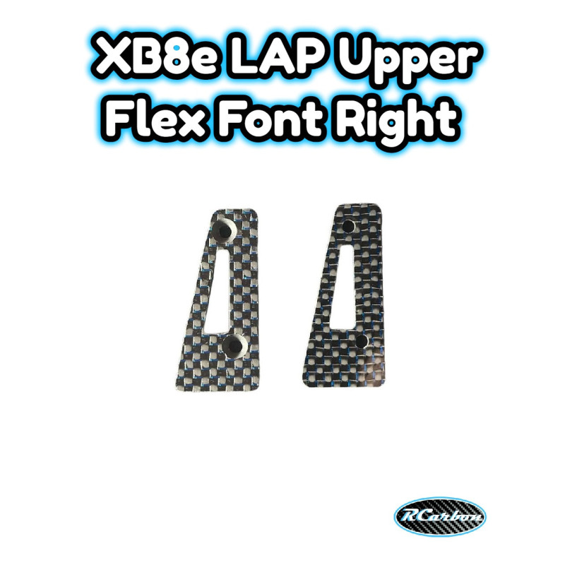 Xray XB8e LAP Upper Font Flex Right