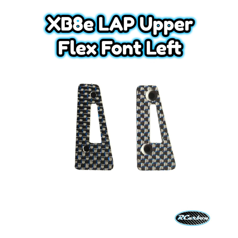 Xray XB8e LAP Upper Font Flex Left