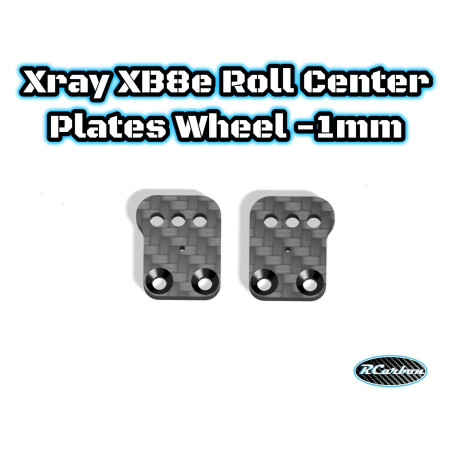 Xray XB8e Roll Center Plates Wheel -1mm 22/23/24