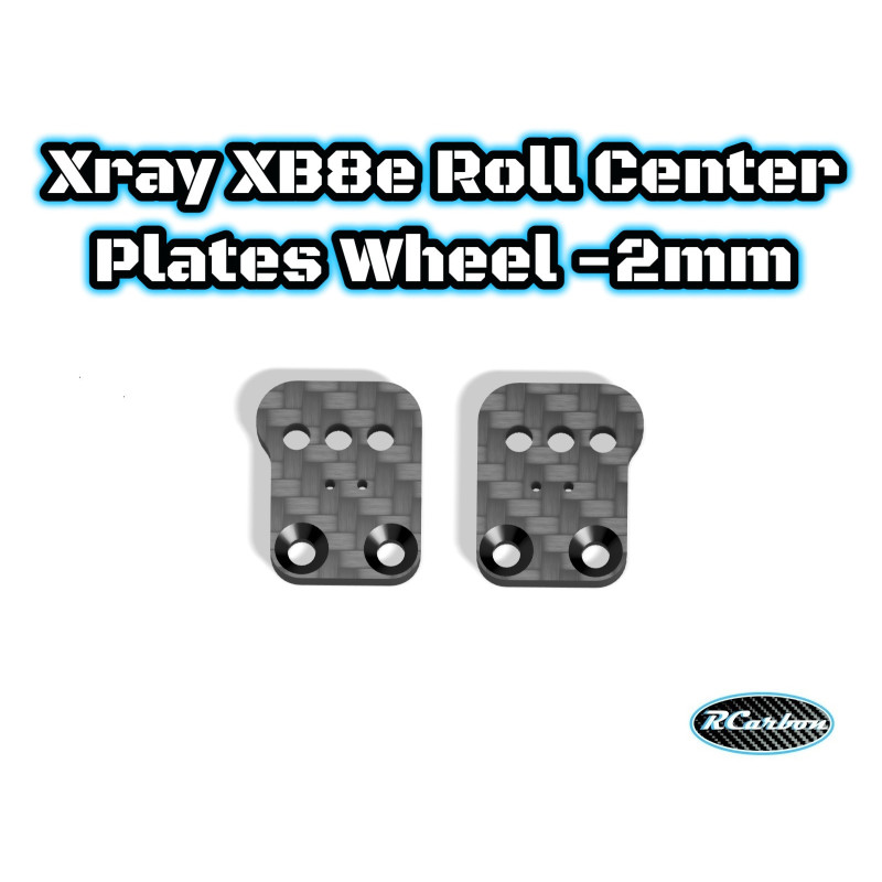 Xray XB8e Roll Center Plates Wheel -2mm 22/23/24