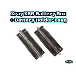 Xray XB8 Battery Box + Battery Holder XB8 Long 22/23/24