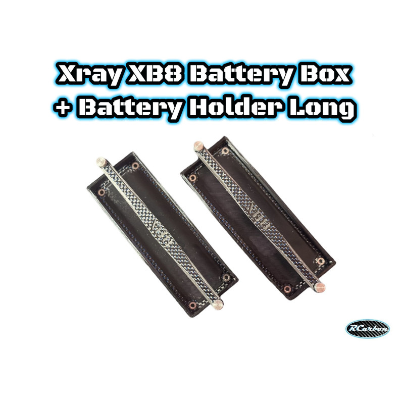 Xray XB8 Battery Box + Battery Holder Long 22/23/24